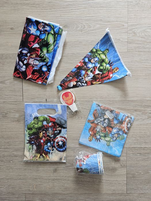 Decoração de festa tema Avengers/Marvel
