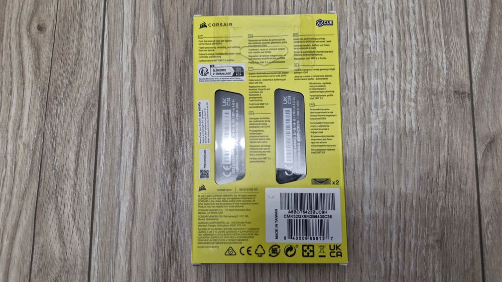 Pamięć Corsair Vengeance DDR5 2x 16 GB 32 GB 6400 MHz CL36 NOWA