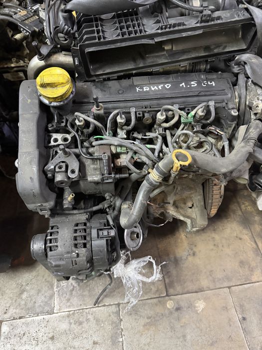 Двигун Двигатель Мотор Renault Kangoo  канго (мотор EURO 4/ стартер спереди/ ТНВД DELPHI) K9K766