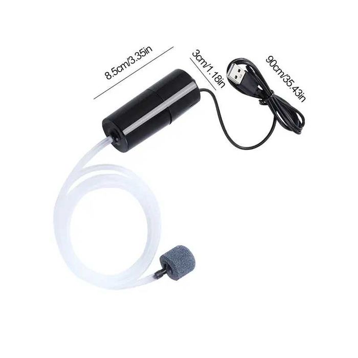 Портативний оксигенатор/кисневий насос для акваріума (USB)