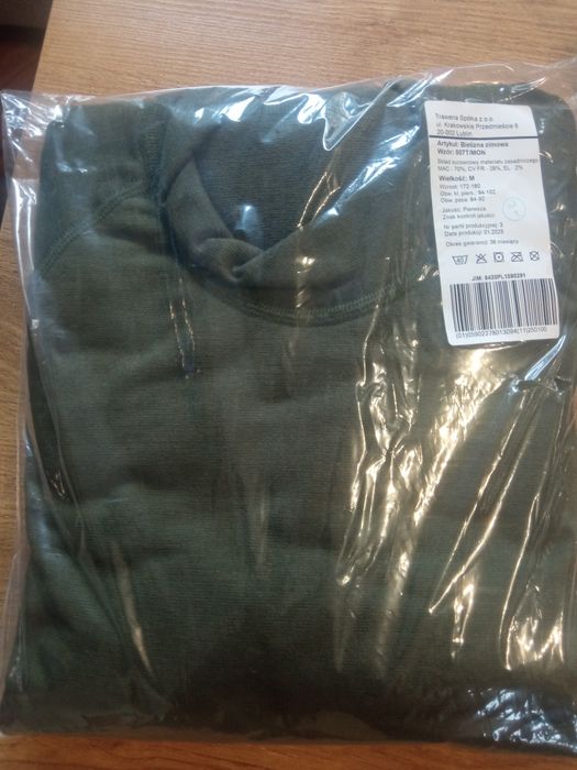 Bielizna wojskowa zimowa 507T/MON r.M, XL