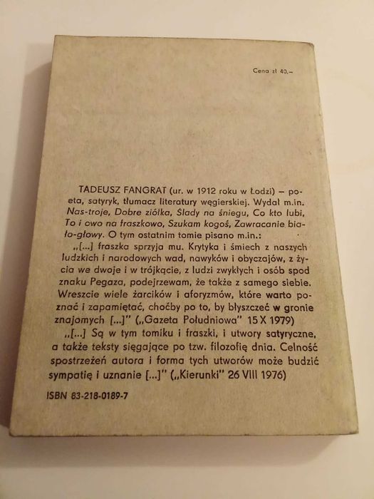 Płochodnie Tadeusz Fangrat