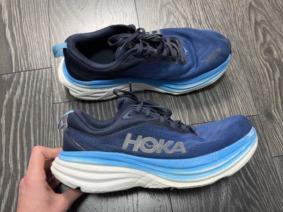 Hoka m bondi 8 чоловічі кросівки бігові спортивні розмір 46 29.5 см