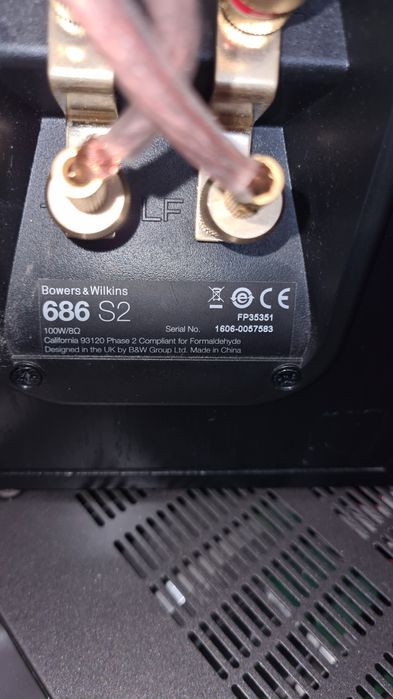 Bowers&Wilkins 686 S2 . czarne,1000  centralny Quadral Argentum 300zł