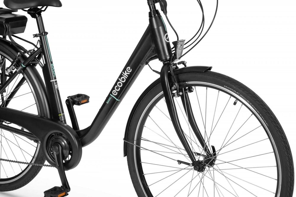 Rower elektryczny Ecobike Basic Black - NOWY - miejski - 522Wh