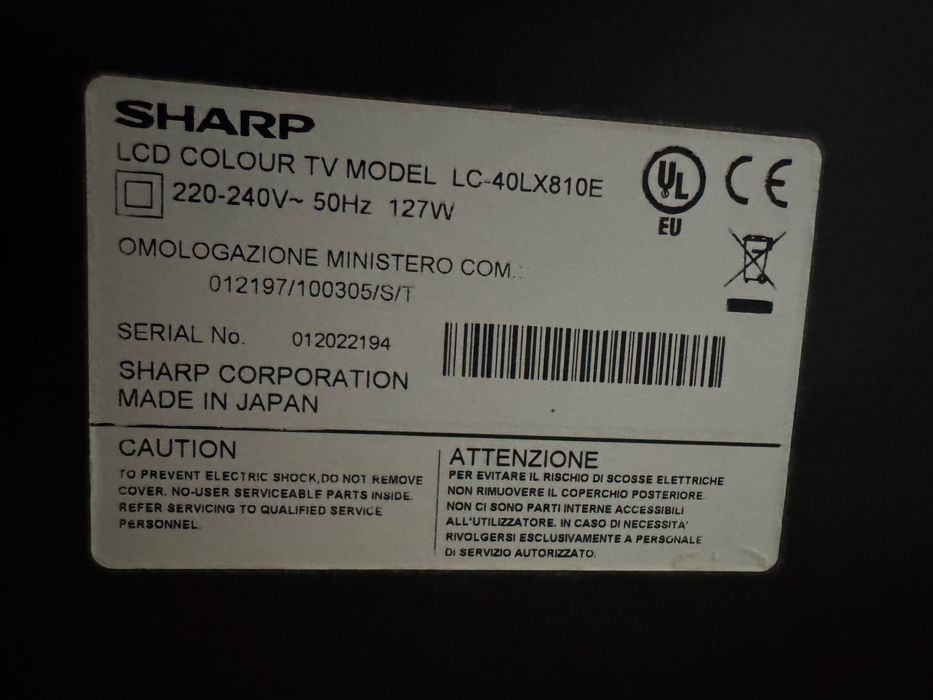 Telewizor 40 cali Sharp LC-40LX810E