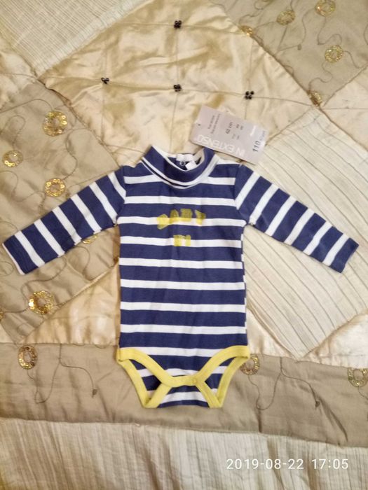 Бодики для новорожденного девочка-мальчик 62 см
