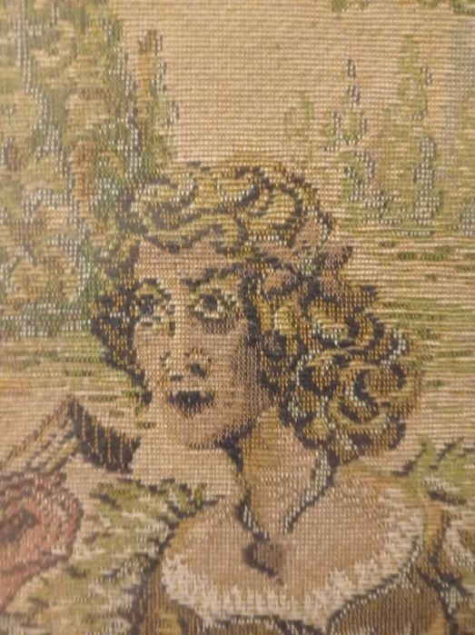 Quadro com antiga tapeçaria