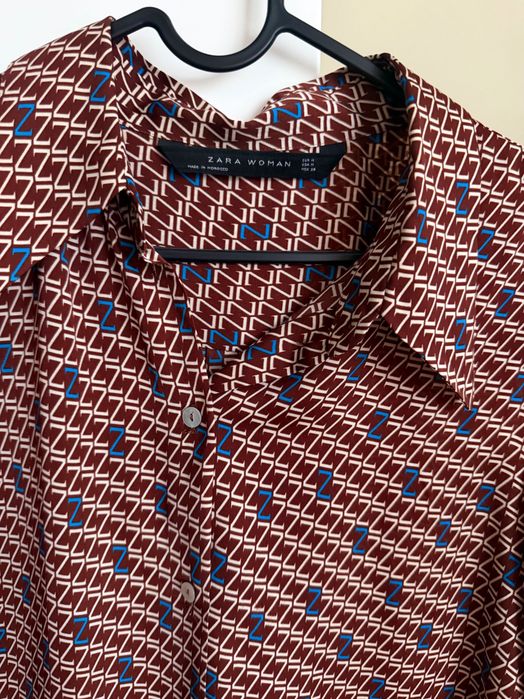 Блуза Zara XS шовкова