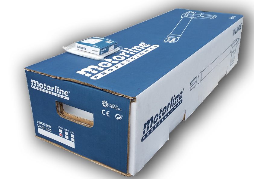 Kit de Motores Motorline Lince 400 p/ portão de batente 2 folhas