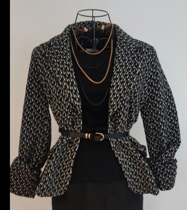 Marynarka wełna z podszewką, kieszenie Per Una