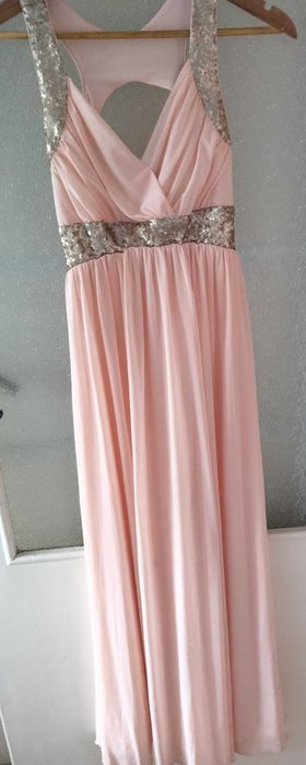 Sukienka długa maxi rozm 36 s wesele