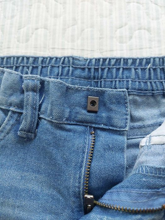 Spodnie jeans cekiny nowe 116