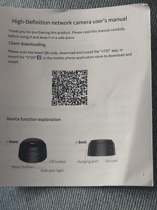 Mini kamera szpiegowska Wi-Fi