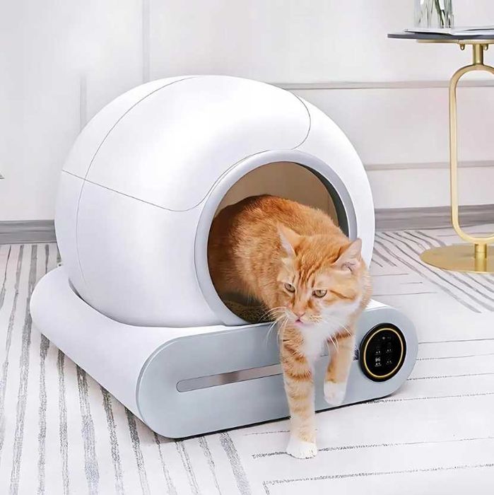 Samoczyszcząca Kuweta Dla Kota Automatyczna 65L Neutralizator Zapachów