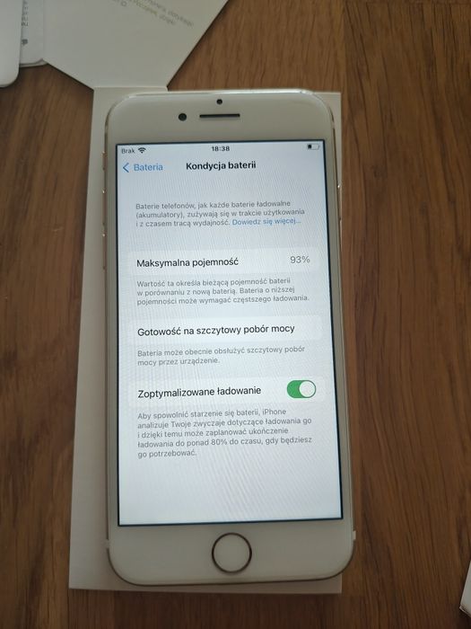 iPhone 7 32GB Gold złoty bateria 93% sprawny