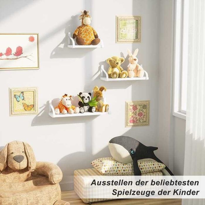 Nowe półki ścienne / półka / 3 szt / 23, 33, 43cm / białe !1751!