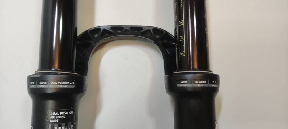 Вилка ROCK SHOX Pike RCT3 Dual Position AIR 27.5" 160мм + Вісь 15х100мм; rockshox