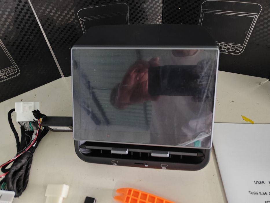 Ecrã traseiro Tesla android (CPU 8-core 4+64 GB) compatível Moldel 3 e