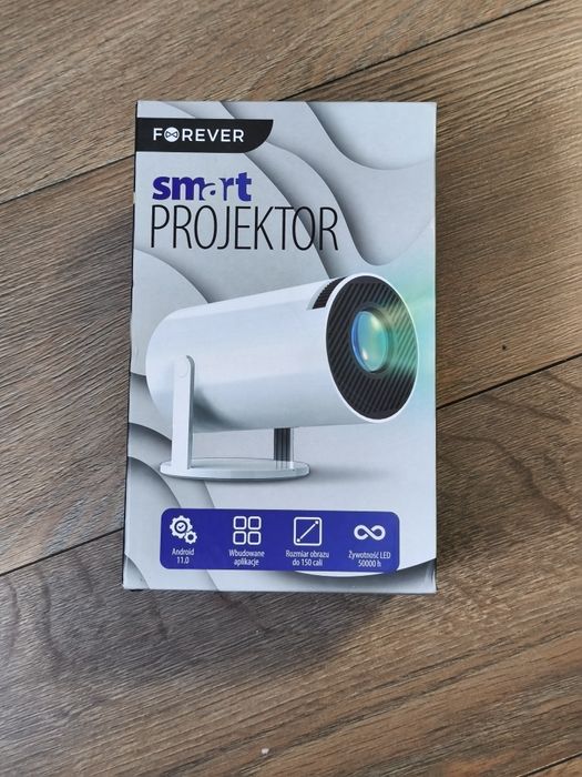 Nowy Smart projektor rzutnik multimedialny odtwarzacz android 11 150cali