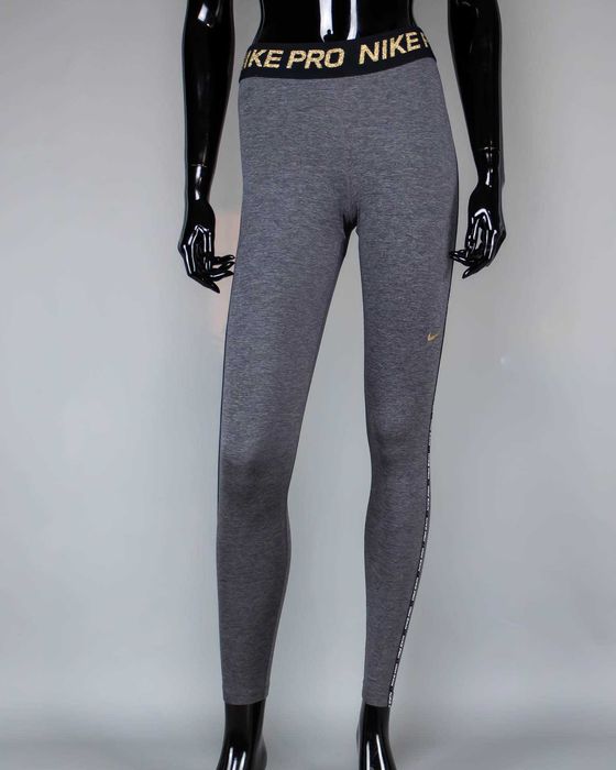 Крутые лосины с лампасами Nike Pro.Размер XS-S.Легинсы для зала