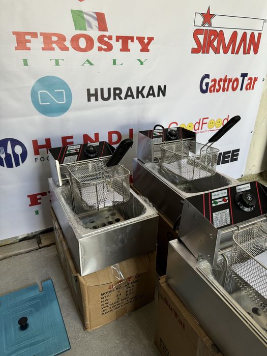 Фритюрниця Професійна Електрина Обєм 6 Літрів Нові!