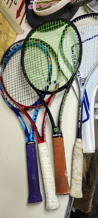 Rakiety tenisowe Wilson, Head, Penne, Artengo