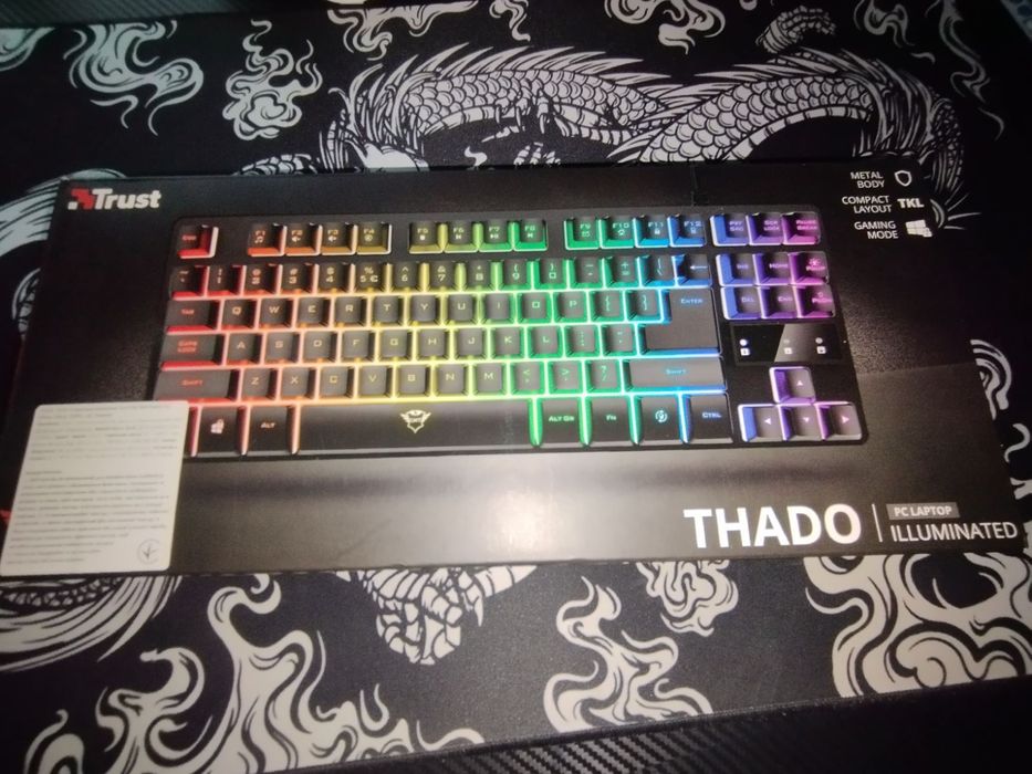 Клавиатура Terrast GXT 833 THADO TKL 87K – Отличное состояние!