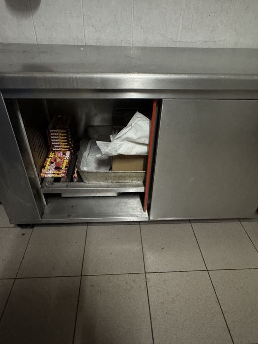 Bancada armario inox usada