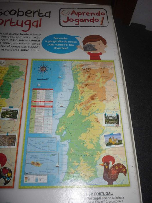 Puzzle/ Jogo Clementoni "Portugal": 1 euro