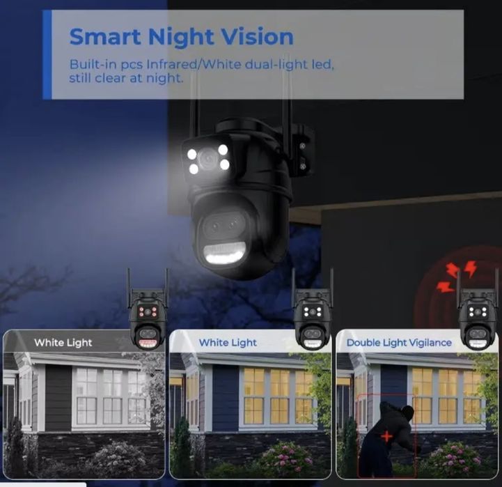 Зовнішня поворотна WiFi камера