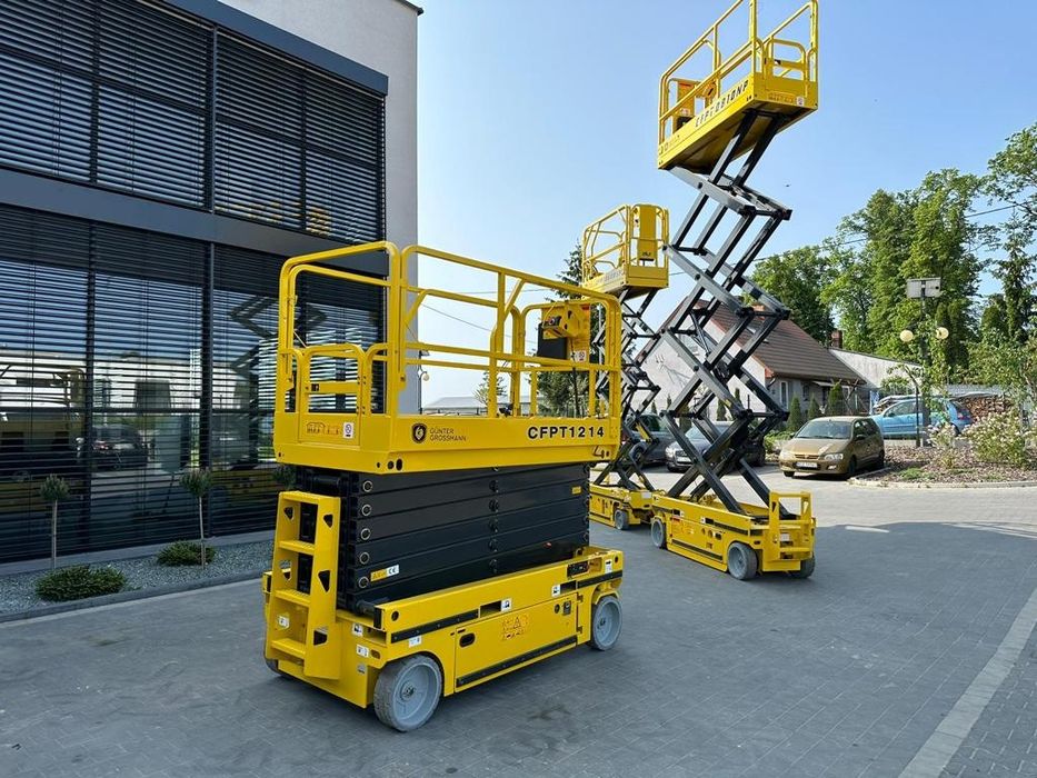 Podnosnik podnosniki nożycowe elektryczne wynajem nowe maszyny