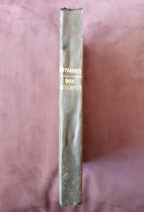 Livro antigo Don Quichotte (Quixote) - Miguel de Cervantes - Francês