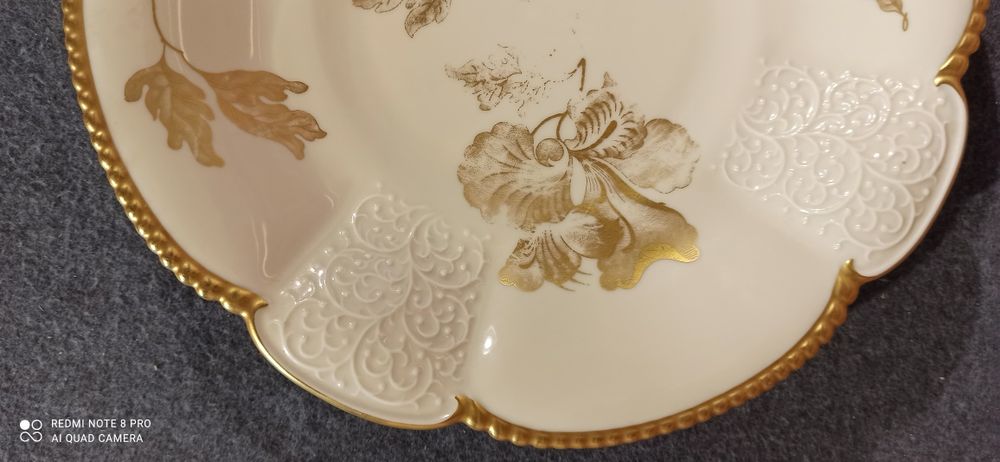 Porcelana SORAU CARSTENS UNDINE Wielka Patera Rusałka  Żary śred 31,5