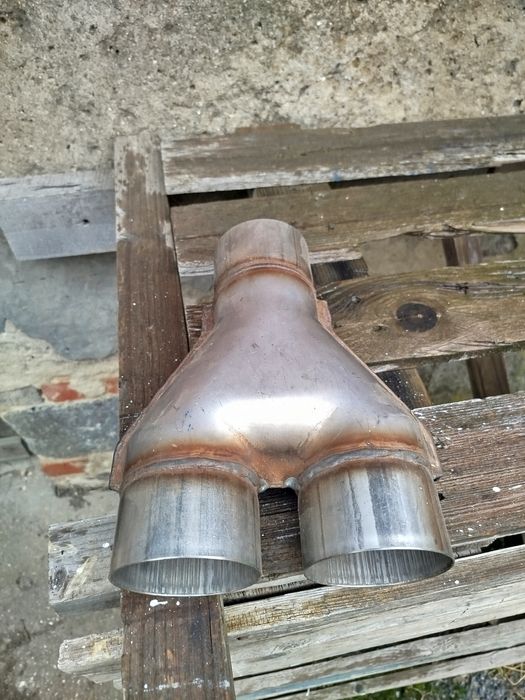 Końcówka wydechu podwójna