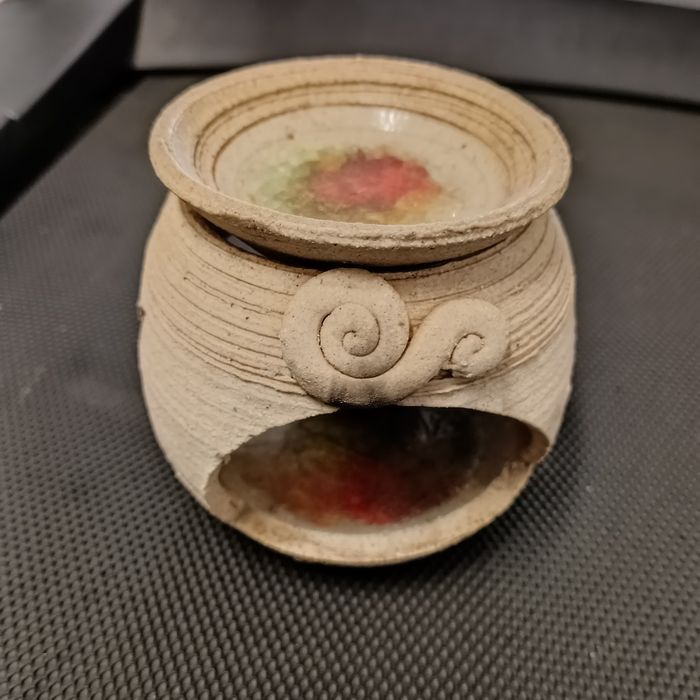 Suporte vela com difusor em cerâmica