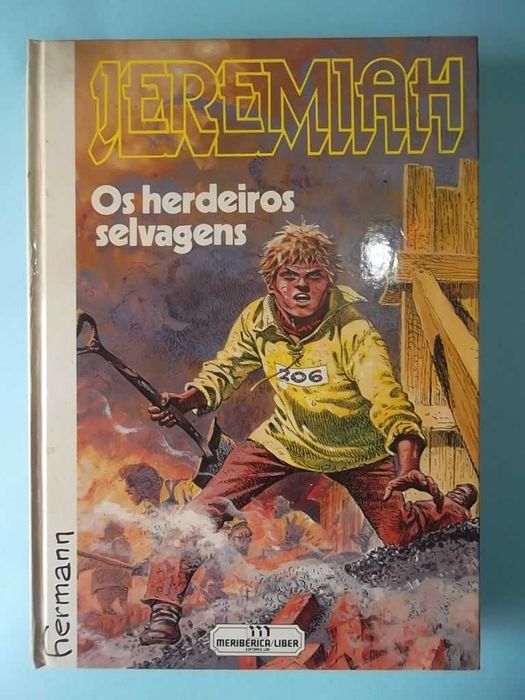 JEREMIAH por Hermann , 3 volumes Meribérica CAPA DURA impecáveis.