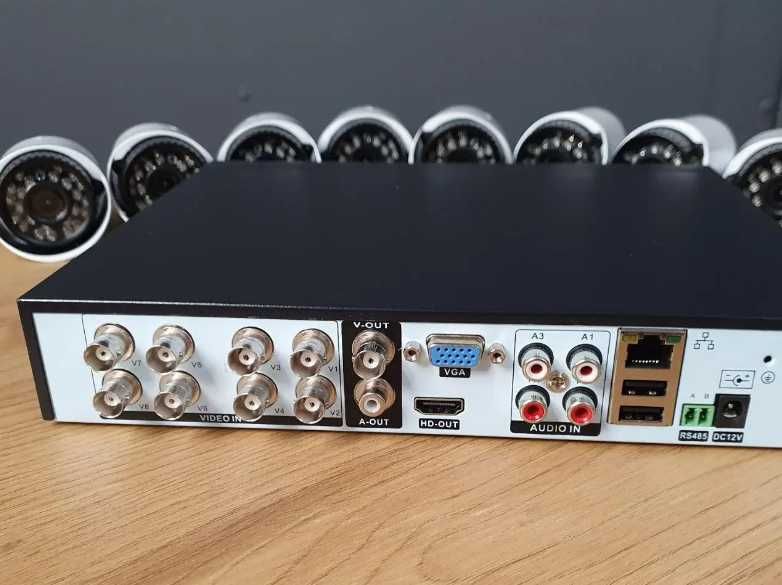 Система видеонаблюдения готовый комплект камер 8 штук