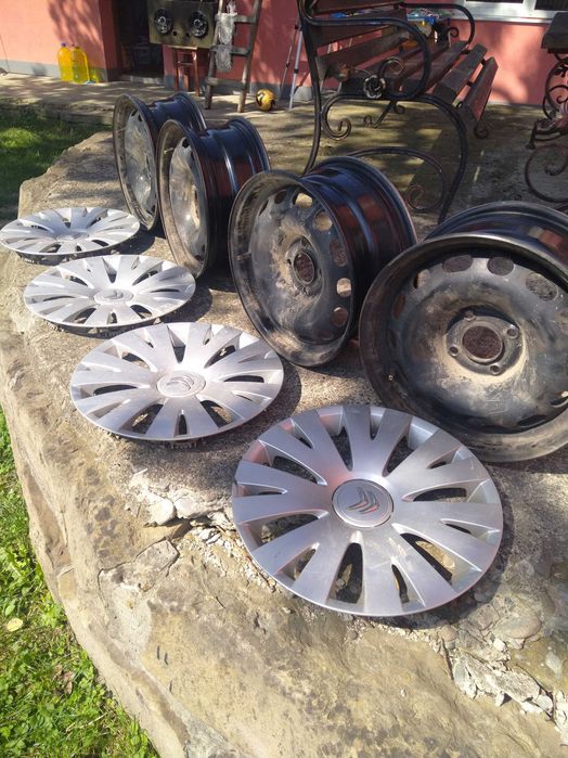 Ковпаки+диски 4*108 15 на Peugeot Citroen