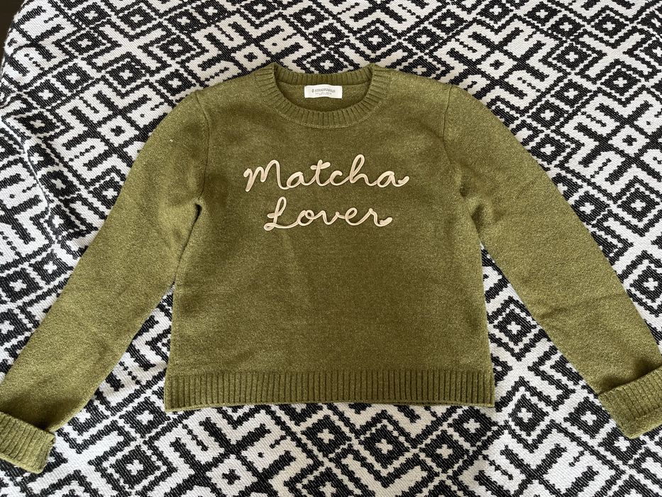 Вʼязаний джемпер Matcha Lover