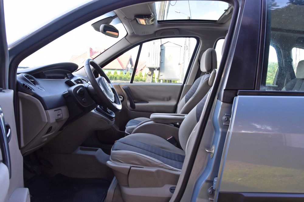 RENAULT MEGANE SCENIC 1.6 Benzyna+LPG Klima Panorama Hak 7-osób 2005 ROK!