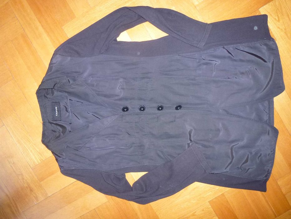 Kurtka tunika czarna TAIFUN cienka roz.L/XL