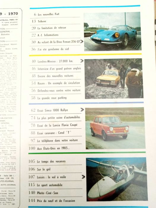 L'auto Journal: Maio 1970
