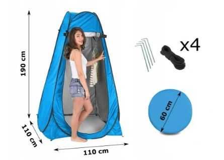 NAMIOT PLAŻOWY Przebieralnia Prysznic Toaleta Kempingowa Turystyczna