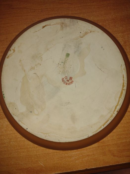 Talerzyk PRL D.P.R.K zdobiony 24cm.