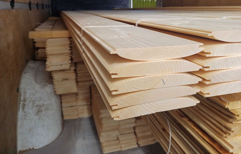 Deska tarasowa podłogowa elewacyjna półbal boazeria szalówka podbitka