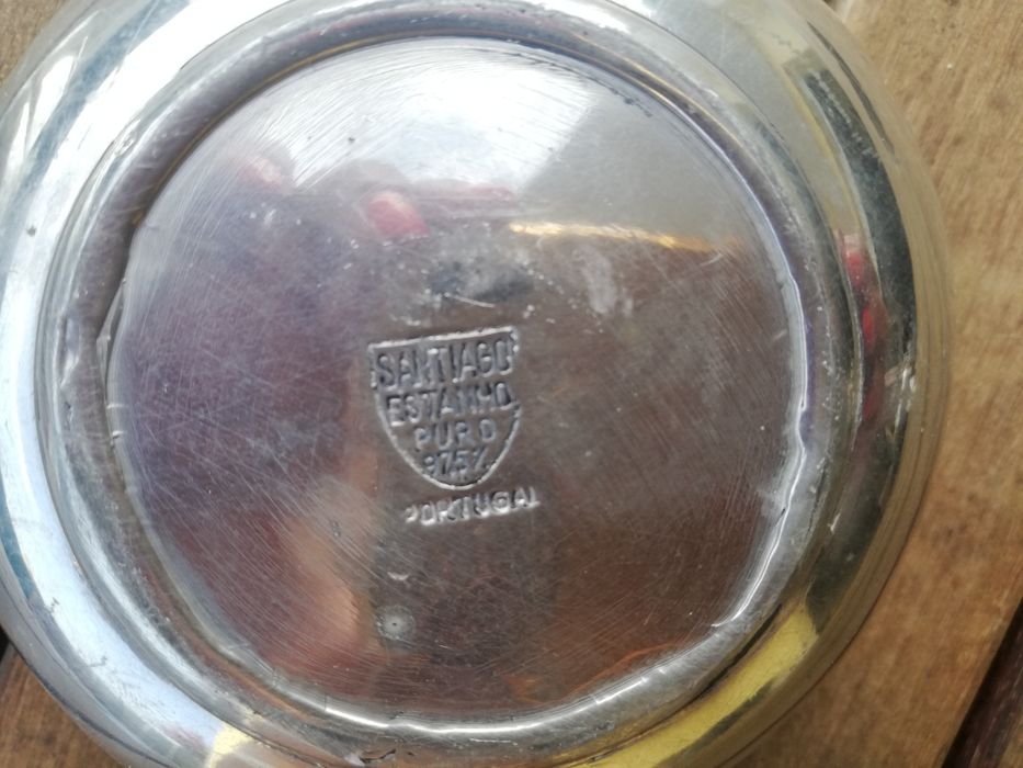 Two Solid Tin Goblets443976474774753280
