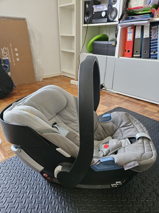 Ovo Cybex Aton 5 – Soho Grey | Bom estado | Seguro e premiado