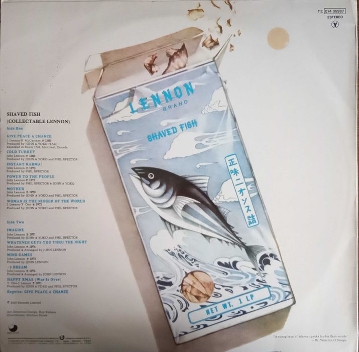 John Lennon	- - - - -	Shaved Fish	- - - - -	LP