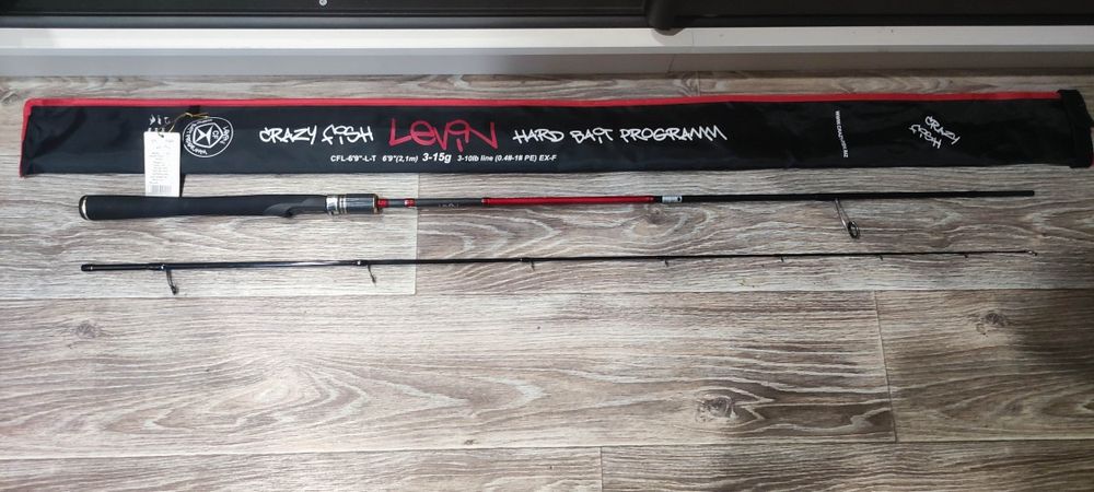 Спіннінг Crazy Fish Levin 210 3-15 Extra fast